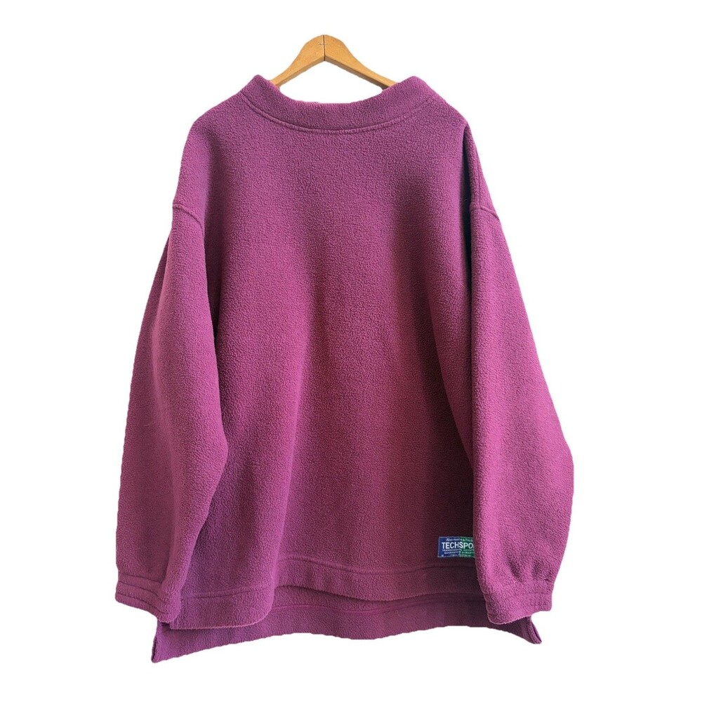 Vintage Abercrombie & Fitch Techsport line Fleece Crewneck Sweatshirt USA Large